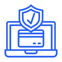 Laptop with shield and card